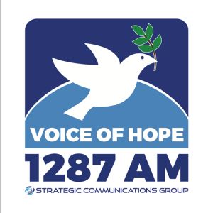 Logotipo de la emisora ​​de radio Voice of Hope - Middle East