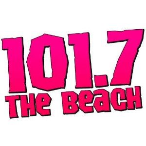 Logo of radio station KCDU 101.7 The Beach