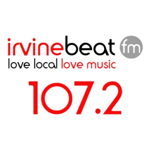Logotipo de la emisora ​​de radio Irvine Beat FM