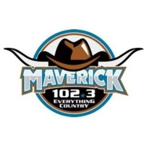 Logo de la station de radio WPTM Maverick 102.3 FM