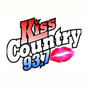 Logo of radio station KXKS Kiss Country 93.7 FM
