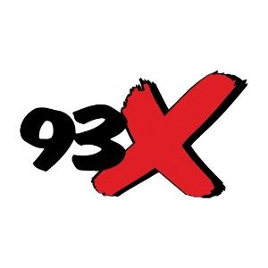 Logotipo de la emisora ​​de radio 93X, KXXR 93.7 FM