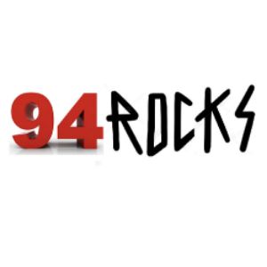 Logotipo de la emisora ​​de radio 94 Rocks, KFML 94.1 FM