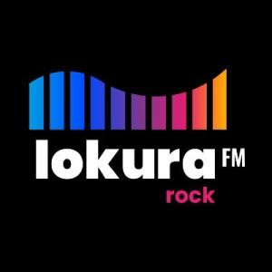 Logotipo de la emisora ​​de radio Lokura FM Rock
