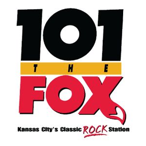 Logo of radio station 101 The Fox, KCFX 101.1 FM