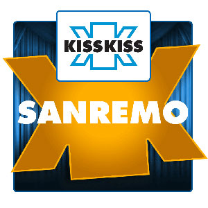 Logotipo de la emisora ​​de radio Kiss Kiss Sanremo