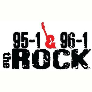 Logo of radio station WTCX 95 & 96-1 The Rock