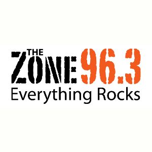 Logo of radio station KRZN 96.3 The Zone