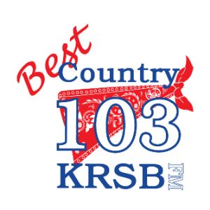 Logo of radio station Best Country 103, KRSB 103.1 FM