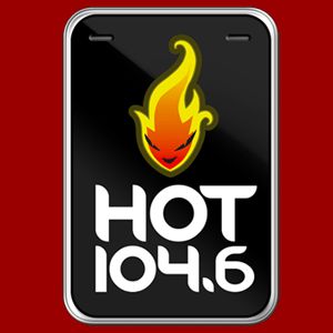 Logo de la station de radio Hot FM 104.6