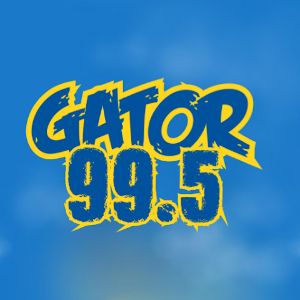 Logotipo de la emisora ​​de radio KNGT Gator 99.5 FM