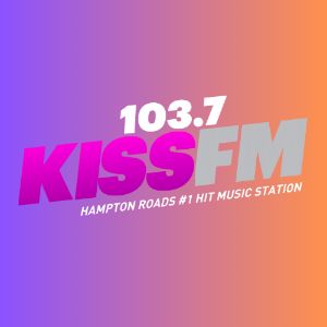 Logotipo de la emisora ​​de radio WXKJ 103.7 KISS FM