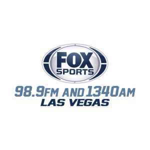 Logotipo de la emisora ​​de radio KKGK Fox Sports 98.9 FM - 1340 AM