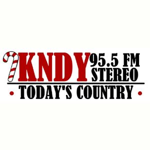 Logo of radio station 95.5 KNDY-FM
