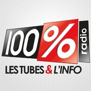 Logo of radio station 100% Radio