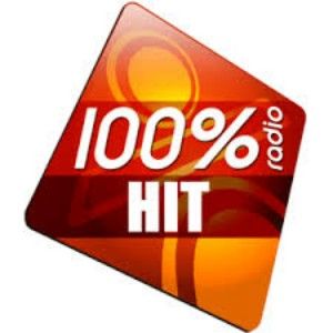 Logo of radio station 100% Hit