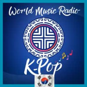 Logotipo de la emisora ​​de radio World Music Radio - K-Pop
