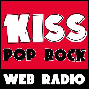 Logo of radio station KISS Pop Rock