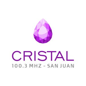 Logotipo de la emisora ​​de radio Cristal 100.3
