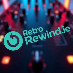 Logotipo de la emisora ​​de radio Retro Rewind