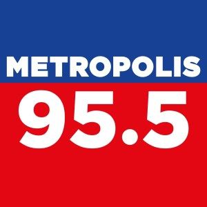 Logotipo de la emisora ​​de radio Metropolis Radio 95.5 FM
