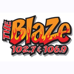 Logo of radio station The Blaze 102.7 & 106.9 FM