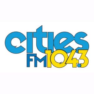 Logotipo de la emisora ​​de radio KZLT 104.3 Cities FM