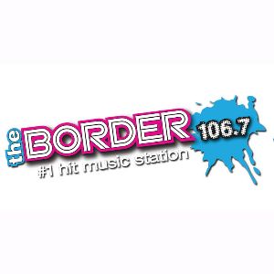 Logotipo de la emisora ​​de radio The Border 106 7 WBDR