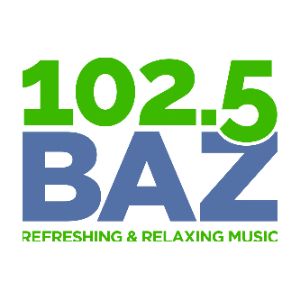 Logo of radio station 102.5 WBAZ