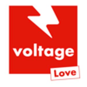 Logotipo de la emisora ​​de radio Voltage Love