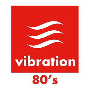Logotipo de la emisora ​​de radio Vibration FM 80s