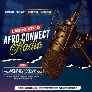 Logotipo de la emisora ​​de radio Afro Connect Radio