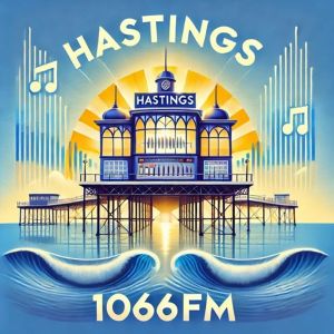 Logotipo de la emisora ​​de radio Hastings Radio