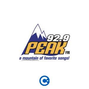 Logo of radio station 92.9 Peak FM