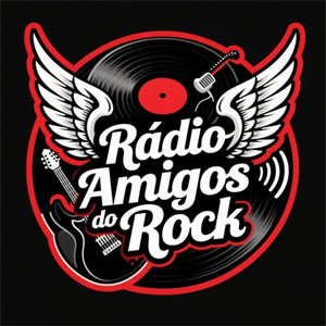 Logo de la station de radio Rádio Amigos do Rock