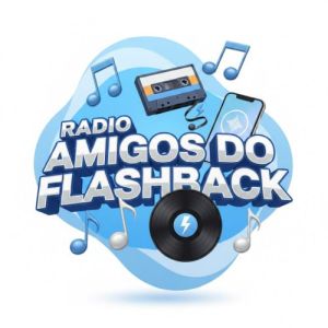 Logotipo de la emisora ​​de radio Rádio Amigos do Flashback