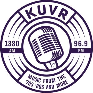 Logotipo de la emisora ​​de radio KUVR 1380 AM/96.9 FM