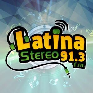 Logo of radio station Latina Estereo 91.3 FM