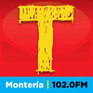 Logo of radio station Tropicana Montería 102.0 FM