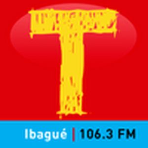 Logo of radio station Tropicana Ibagué 106.3 FM