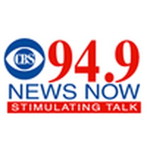 Logotipo de la emisora ​​de radio WJJF - CBS News Now 94.9 FM