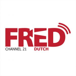 Logotipo de la emisora ​​de radio FRED Film Radio - Nederlands