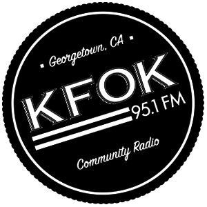 Logo of radio station KFOK