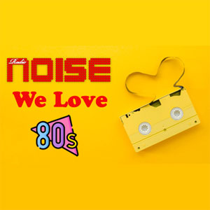 Logotipo de la emisora ​​de radio Radio Noise We Love 80s