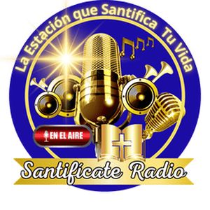 Logotipo de la emisora ​​de radio Santifícate Radio