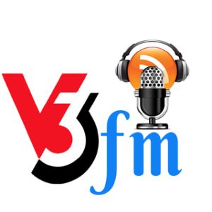 Logo de la station de radio V3FM Radio