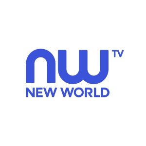 Logo de la station de radio New World TV - English