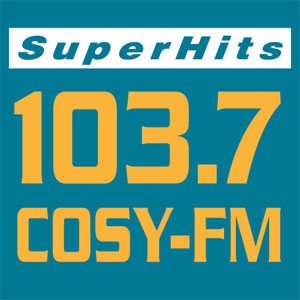 Logo of radio station SuperHits 103.7 COSY-FM