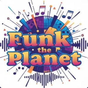Logotipo de la emisora ​​de radio Funk the Planet
