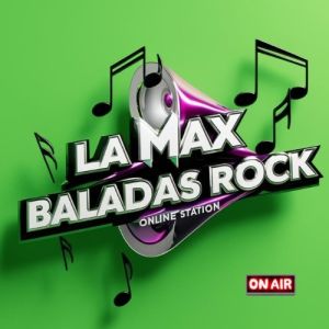 Logo of radio station La Max Baladas Rock